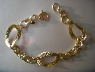 pulseras finas de oro y plata