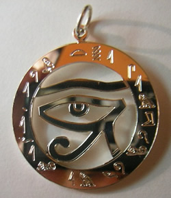 ojo de horus oro plata