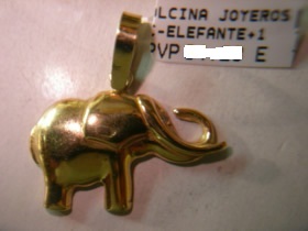 colgante elefante