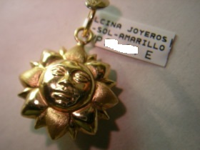 colgante sol