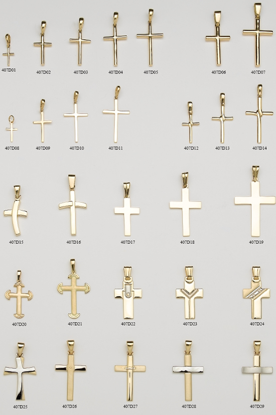 cruces oro plata