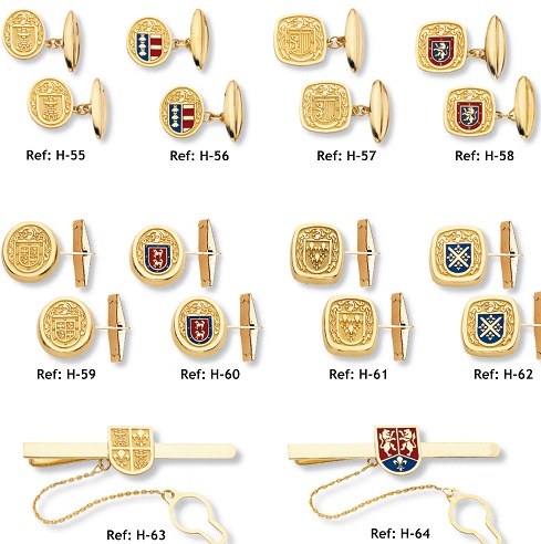 gemelos personalizados heraldicos