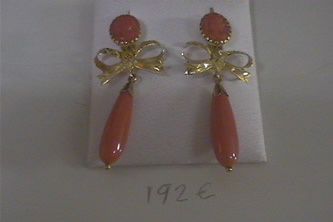 pendientes coral