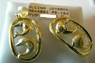 pendientes delfines