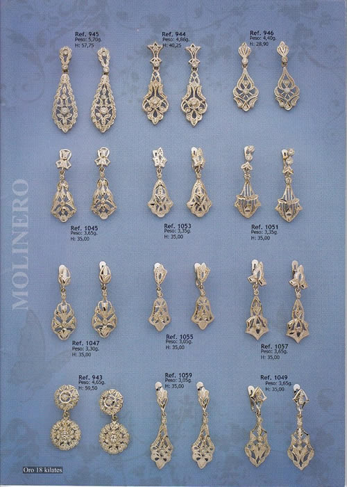 pendientes largos