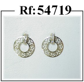 pendientes oro circonitas