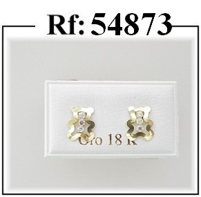 pendientes oro circonitas