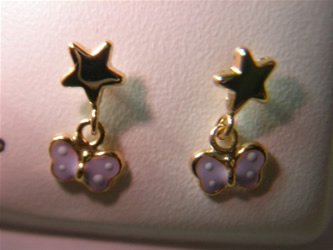 pendientes estrella mariposa