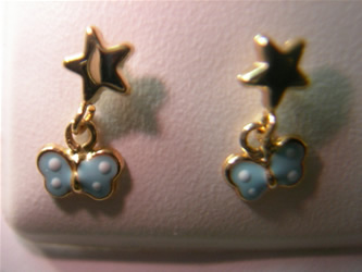 pendientes estrella mariposa