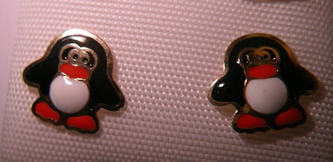 pendientes pinguino