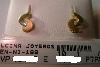 pendientes niña