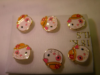 pendientes hello kitty