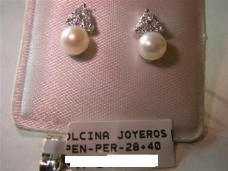 pendientes perlas