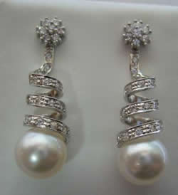 pendientes novia oro