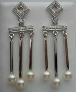 pendientes novia oro