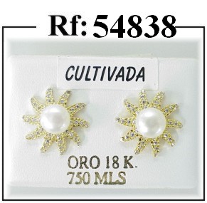 pendientes perlas