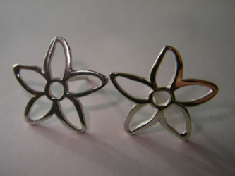 pendientes-plata-flor