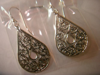 pendientes plata