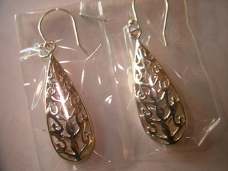 pendientes plata