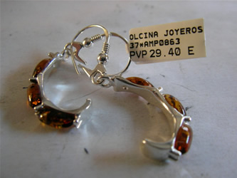 joyas plata ambar