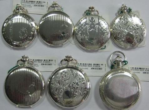 relojes bolsillo plata