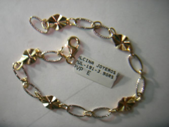 pulseras finas de oro y plata