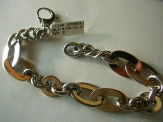 pulseras oro plata