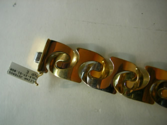 pulseras oro plata