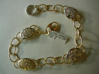 pulseras oro plata