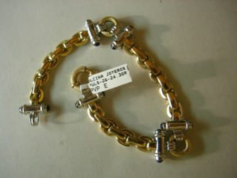 pulseras oro plata