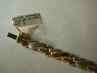 pulseras oro plata