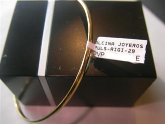 pulseras rigidas oro