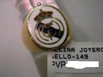 sello real madrid oro plata