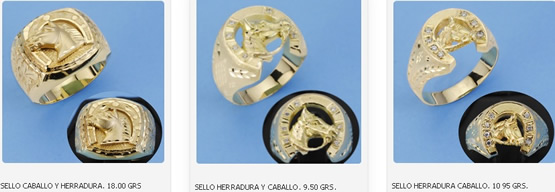 sellos herradura caballo